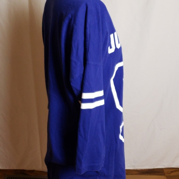 Nike Blue Quarter sleeve Sz M "Just do it" 95 - Picture 7 of 9